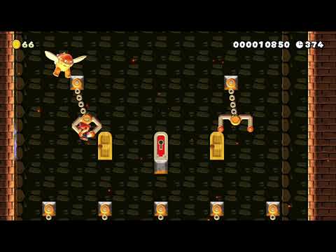 W 2-T: Boom Boom's Claw Tower. by Jackson95 🍄 Super Mario Maker 2 #ahf 😶 No Commentary