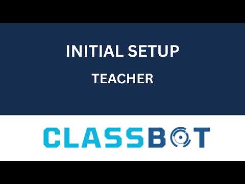 How to Add Teachers & Assign Subjects in Classbot