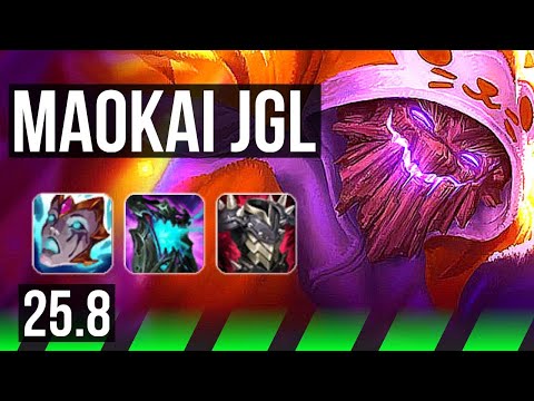 MAOKAI vs LEE SIN (JGL) | KR Master | 25.8