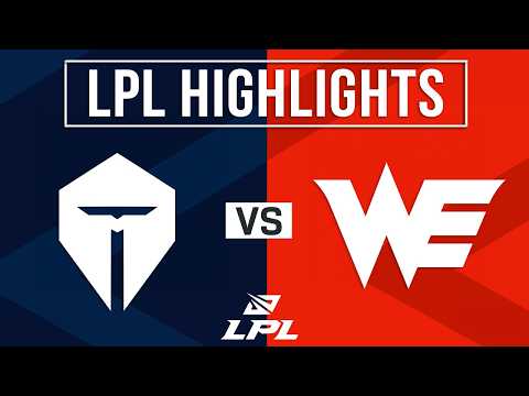 TES vs WE Highlights ALL GAMES | LPL 2026 Split 1 Playoffs | Top Esports vs Team WE