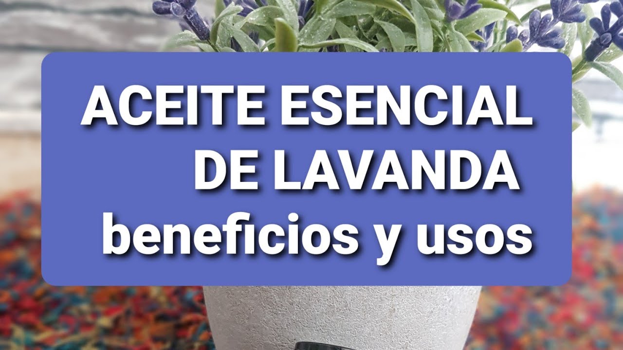 Aceite esencial de lavanda - beneficios y usos