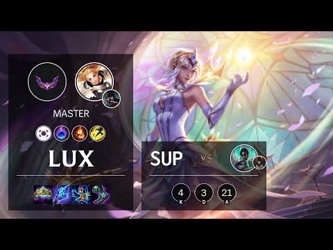 Lux Support vs Karma - KR Master Patch 12.1