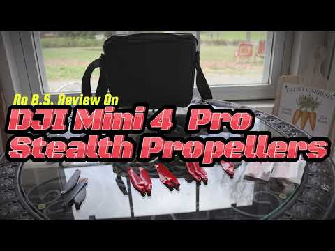 Review on the Stealth propeller's vs original props for the Mini 4 Pro. #drone  #mini4pro #dji