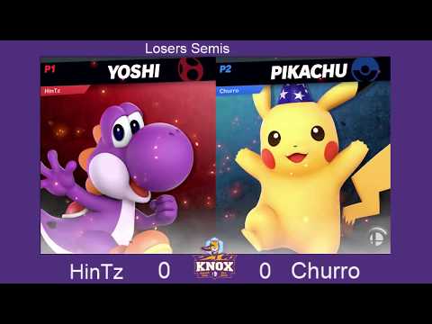 Ultimate Showdown 3 - Losers Final - HinTz(Yoshi/Peach/Mario) vs Churro(Pikachu)