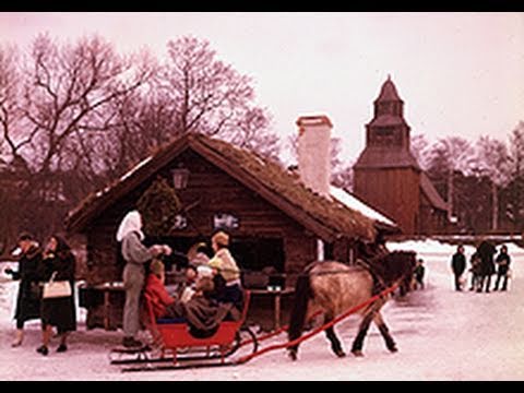 Sweden 1963. Wonderful Xmas Jul snow scenes