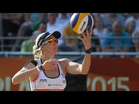 Walsh/Ross (USA) vs. Laird/Artacho del Solar (AUS) - Apeldoorn – Women World Championships 2015