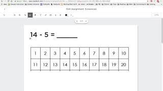 Using 100's Chart to Add and Subtract within 20