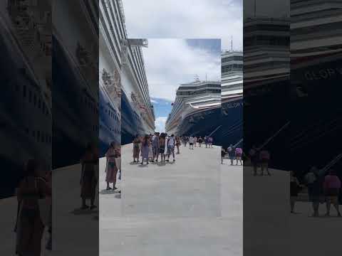 Thumbnail for #shorts  Carnival Glory and Carnival Sunrise cruise ships! #cruise #carnivalglory #carnivalsunrise