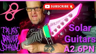 Video thumbnail for Solar Guitars A2.6PN Review Demo by Truck Driver Shawn