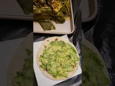 Pealing Fresh Roasted NM Green Chile From Lemitaŕ, NM