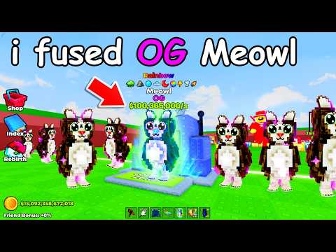 I Spent $15,000 Robux To Get Every OG MEOWL Mutation in Break a Lucky Block Roblox..