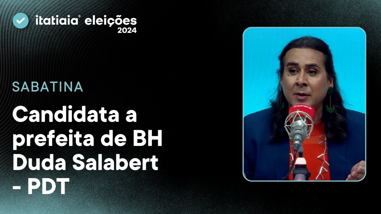 CANDIDATA A PREFEITA DE BH, DUDA SALABERT (PDT) É ENTREVISTADA POR JORNALISTAS DA ITATIAIA