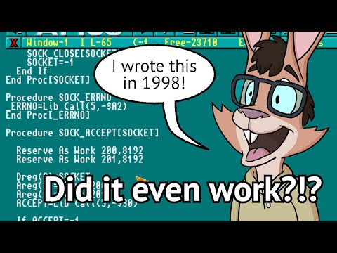 Can I fix the non-functioning AMOS BASIC networking library I wrote in 1998?