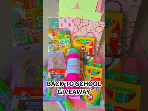 GIVEAWAY WINNER ANNOUNCED TOMORROW- ENTER NOW! 😱📚✏️ #giveaway #satisfying #school #trend #art