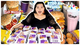 2700 Ke Burgers 😱😱 | Eating All The Menu Of Burger Club | Best Burgers In Delhi?