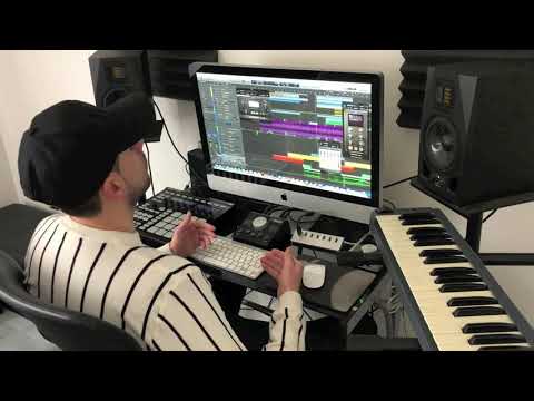 Luca Bisori studio session 14/04/2019 ..  "working on one of my next tracks"