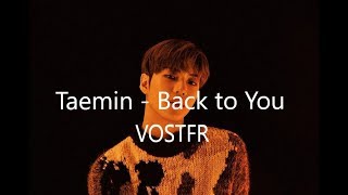 [VOSTFR] Taemin - Back to You
