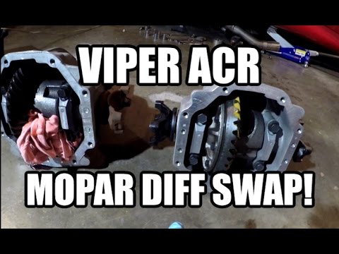 Dodge Viper GTS ACR - Mopar 3.73 Gear Differential Install