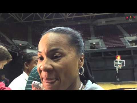Dawn Staley previews South Carolina Sweet 16 trip