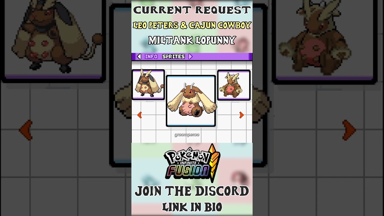 Lopunny X Miltank! - Pokémon Infinite Fusion VIEWER FUSION REQUEST