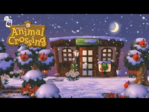 Calm winter melodies of Animal Crossing are perfect for study & work on a snowy day!