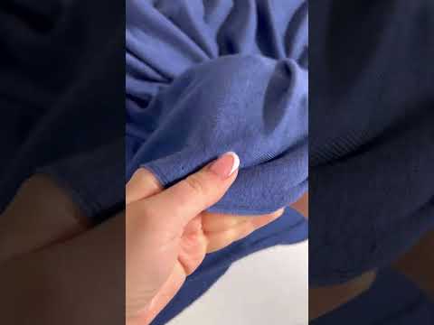 Merino Wool Knitwear - Blue internetu
