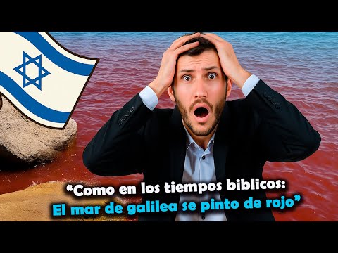 “Like in the biblical days: The Sea of ​​Galilee turned red”