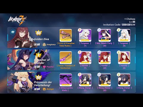 EX Abyss RL(445D) - Lightning RPC-6626(820 pts.) | Imagine not having an SS1 HoT [Honkai Impact 3rd]