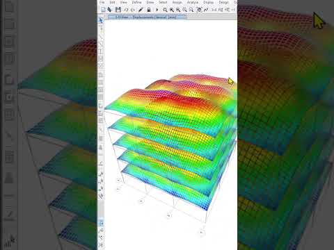 ETABS short video learn ETABS basics, ETABS building design #etabs #etabstutorial #buildingdesign