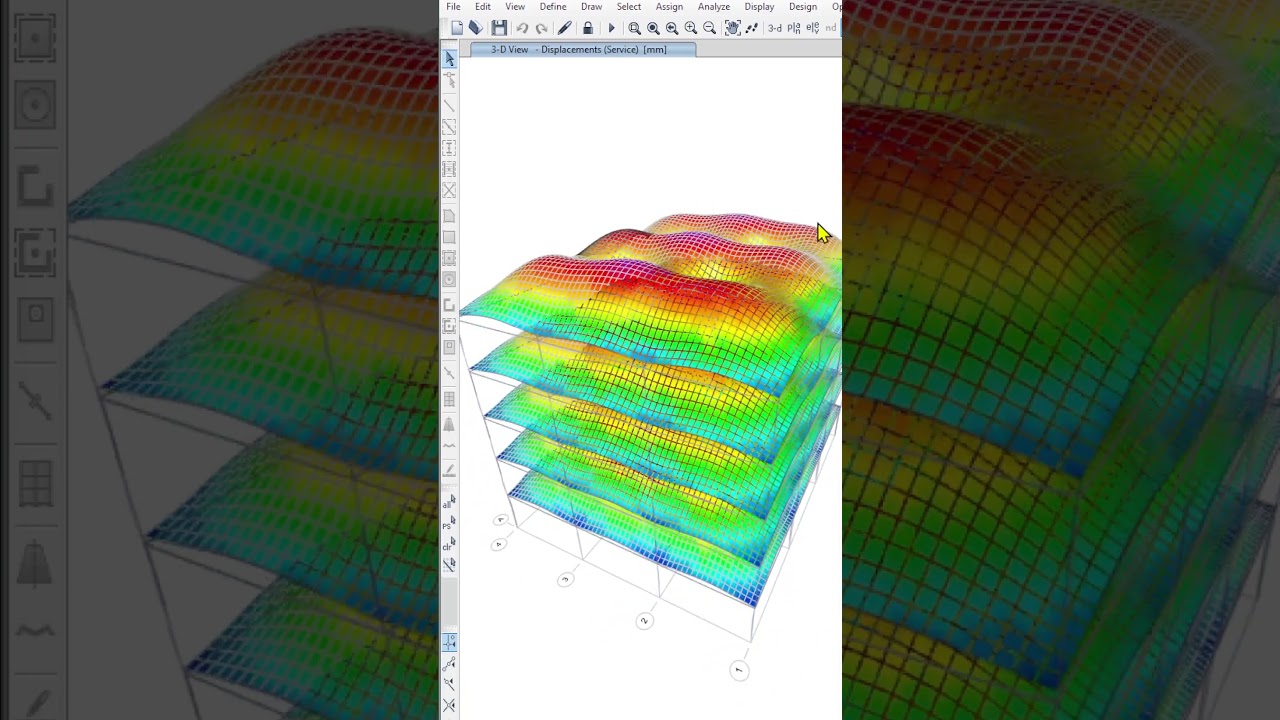 ETABS short video learn ETABS basics, ETABS building design #etabs #etabstutorial #buildingdesign
