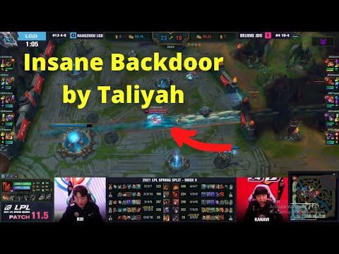 Taliyah insane backdoor