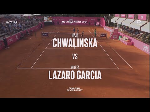 Maja Chwalinska (POL) vs Andrea Lazaro Garcia (ESP) - Game, Set and Match Point