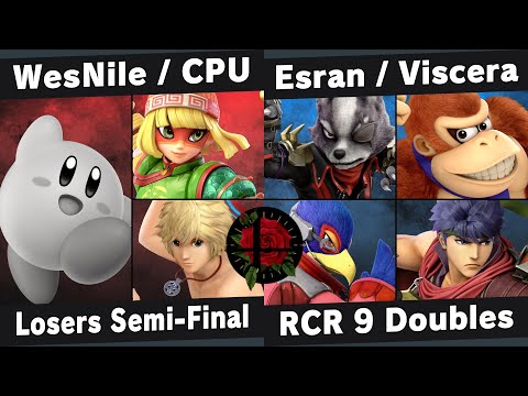 RCR 9 Doubles Losers Semis - WesNile/CPU vs Esran/Vis - Smash Ultimate