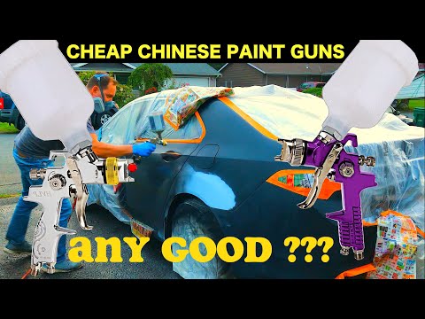 ✅ Using Cheap Chinese Harbor Freight Paint Gun to Achieve Professional Results