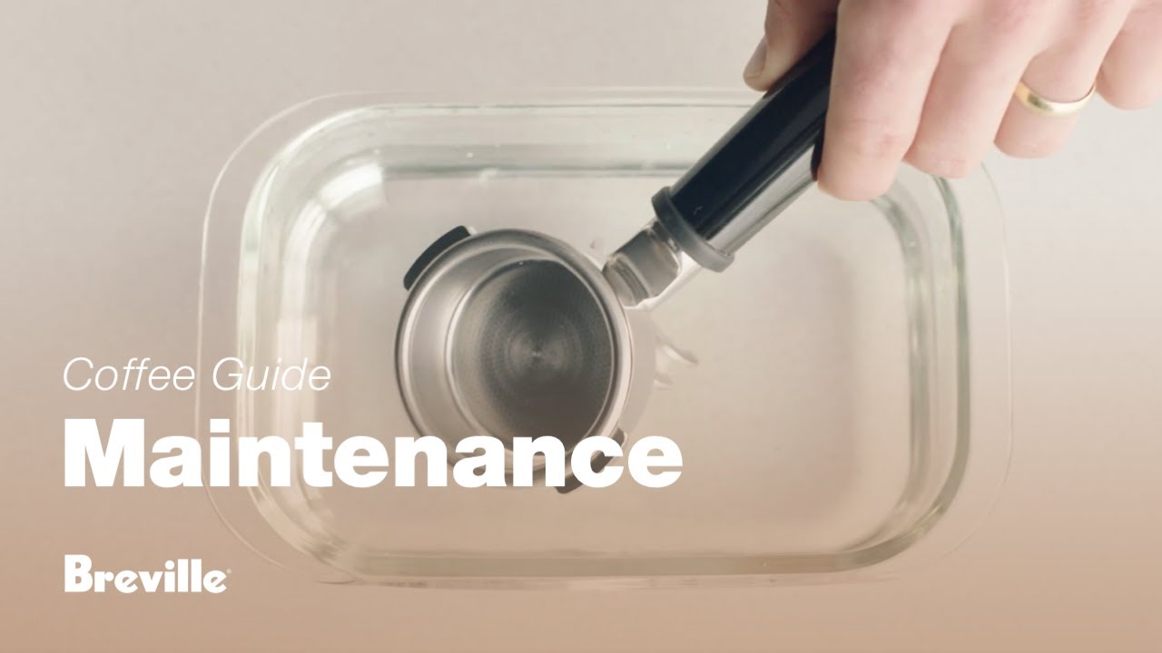 How to clean portafilter and filter basket
