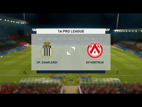 Charleroi vs Kortrijk | Belgian Pro League (07/12/2020) | Fifa 21