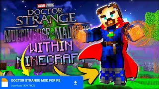 DOCTOR STRANGE MOD LIKE @TheRawKneeGames FOR MINECRAFT PE ! | DOWNLOAD FOR FREE√