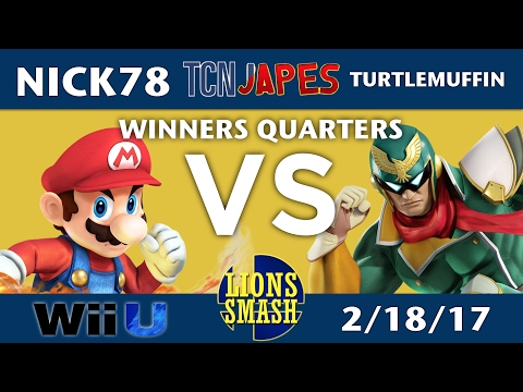 TCNJapes - NGU | Nick78 (Mario) vs Turtlemuffin (Captain Falcon) - Smash 4 Winners Quarters