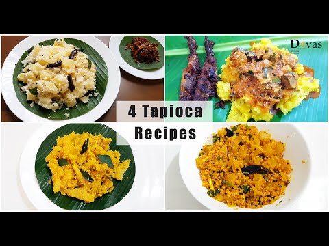 4 Tapioca Recipes | Kappa Vibhavangal | കപ്പ വിഭവങ്ങൾ | Devas Kitchen | EP #117 Video