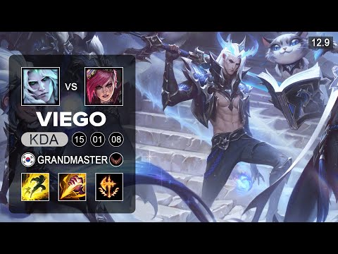 Viego vs Vi Jungle - KR Grandmaster - Patch 12.9 Season 12