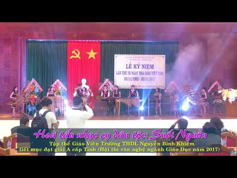 Hoà tấu nhạc cụ dân tộc – Suối nguồn – GV NBK