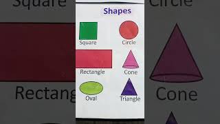 Shapes  ,,,,,,,, learn with us # circle # triangle# square