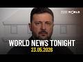 Zelenskyy Claims Strikes Are Forcing Russia To The Table World News Tonight