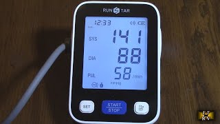 WOW! RunStar Upper Digital Arm Blood Pressure Monitor with Wide Range Cuff (8.6'' -16.5'')