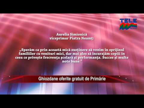 Ghiozdane oferite gratuit de Primarie (Stirile Tele'M)
