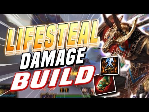 Smite: Set Lifesteal Damage Jungle Build - HOW HARD DO I HAVE TO CARRY?