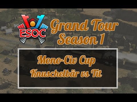 [AoE3] ESOC Grand Tour S1 // Mono-Civ — RO16: Knuschelbär vs Tit