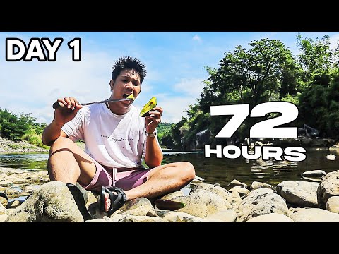 Surviving 3 Days sa Gitna ng Kagubatan - Day 1 (No food, No water, No shelter)