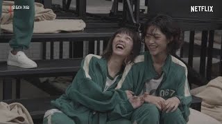 hoyeon jung // squid game: behind the scene that will make you smile 😊❤️