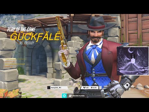 23K DMG! POTG! Cassidy (McCree) Gale Gameplay OVERWATCH GAMEPLAY SEASON 36 TOP 500
